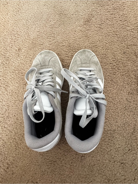 adidas Originals Shoes - Grey Adidas Women's Suede Lace-Up Sneakers